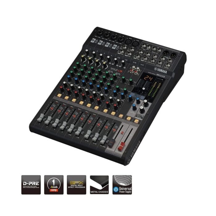 Yamaha MG12X CV Analog Mixing Console,12-channel Stereo Mixer - Image 1