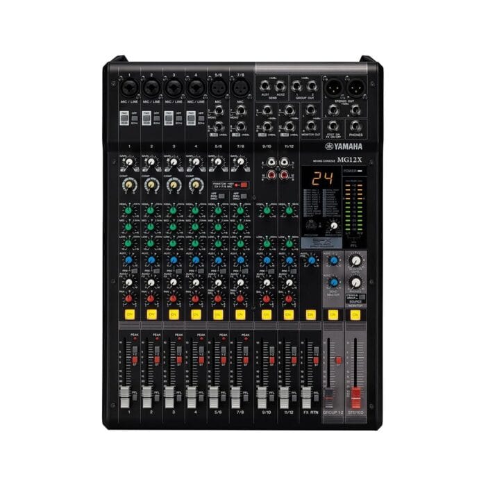 Yamaha MG12X CV Analog Mixing Console,12-channel Stereo Mixer - Image 2