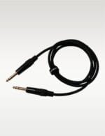 HAWK PROAUDIO SMSG005 Gold Series 6.35mm TRS Male to 6.35mm TRS Male with Cable Tie Monitor - 1.5 Meter (Black)