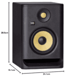 KRK RP5 ROKIT 5 G4 Professional Bi-Amp 5" Powered Studio Monitor - Image 6