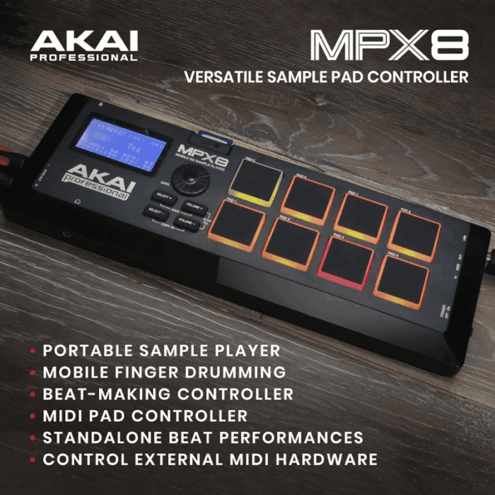 Akai Professional MPX8 | Portable Sample Pad Controller - Image 13
