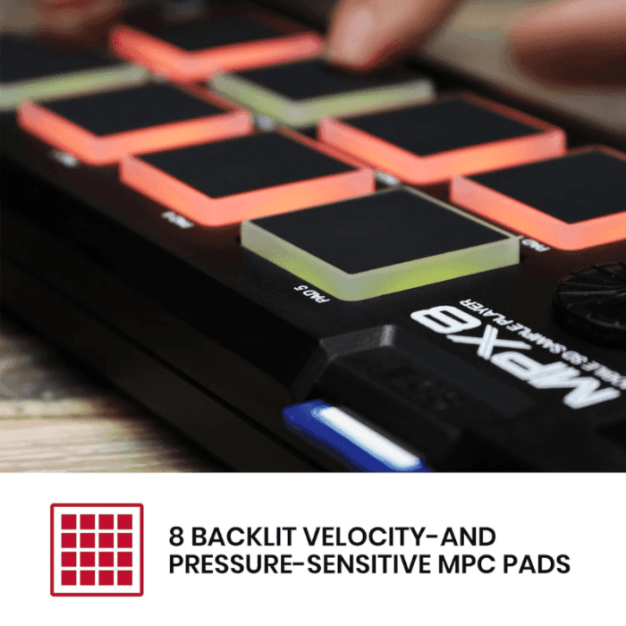 Akai Professional MPX8 | Portable Sample Pad Controller - Image 12
