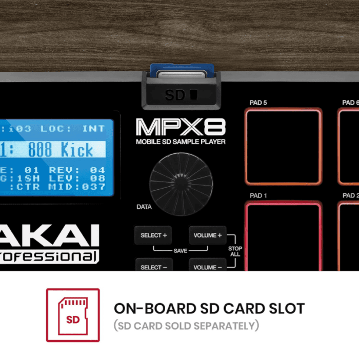 Akai Professional MPX8 | Portable Sample Pad Controller - Image 11