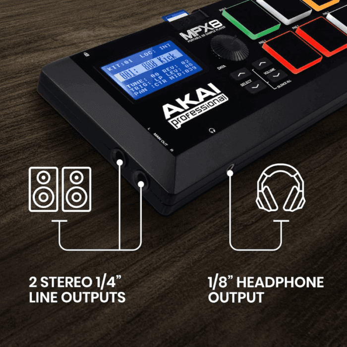 Akai Professional MPX8 | Portable Sample Pad Controller - Image 8