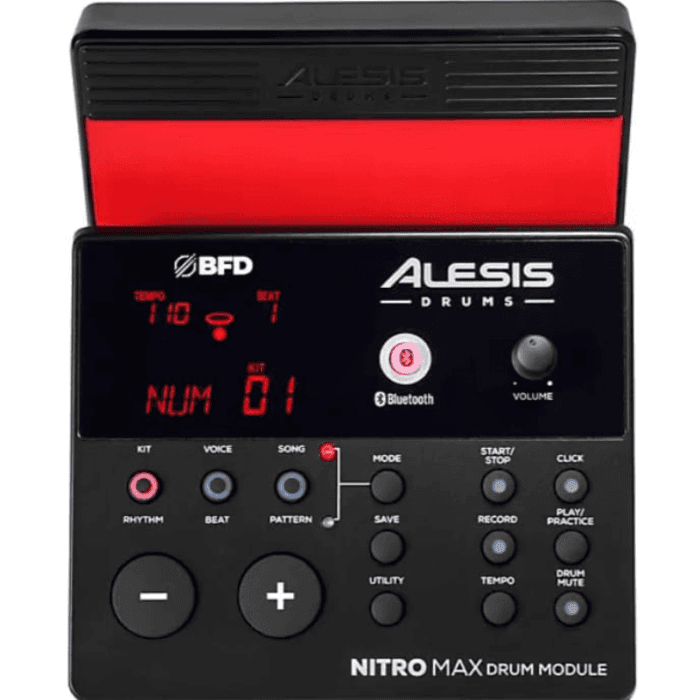 Alesis Nitro Max Kit Eight Piece Electronic Drum Kit with Mesh Heads and Bluetooth - Image 5