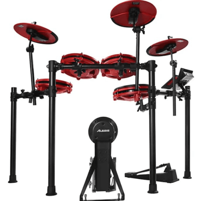Alesis Nitro Max Kit Eight Piece Electronic Drum Kit with Mesh Heads and Bluetooth - Image 3