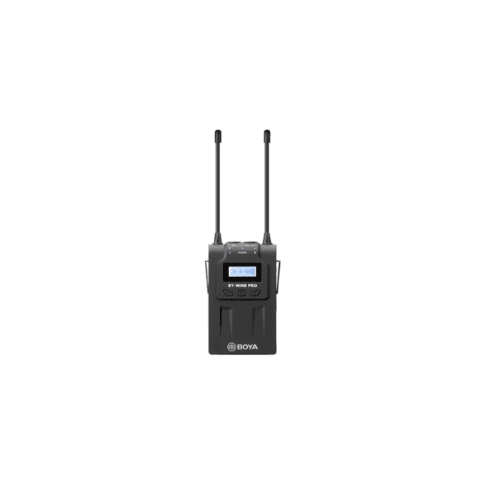 Boya by-WM8 Pro-K2 UHF Omnidirectional Dual-Channel Wireless Microphone System with One Receiver and Two Transmitter (Gray) - Image 5
