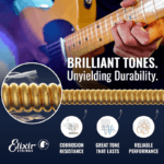 Elixir 6 String Electric Guitar Strings, Light Top Heavy Bottom 10-52, Nanoweb Coating 10/52 - Image 3