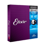Elixir Strings Acoustic Guitar Strings, 6 String, Extra Light POLYWEB Coating 10/47