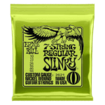 Ernie Ball, Electric Guitar Strings, 7 string, Nickel Steel Wound. Reguar Slinky, .010-.056 2621