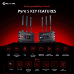 Hollyland Pyro S Wireless HDMI and SDI Video Transmission System, Auto Dual-Band Hopping, 4K30/1080p60 1300ft Los Range 50ms Latency, Smart Channel Scan, Up to 4 Receiver, UVC Live Stream (1TX+1RX) - Image 2