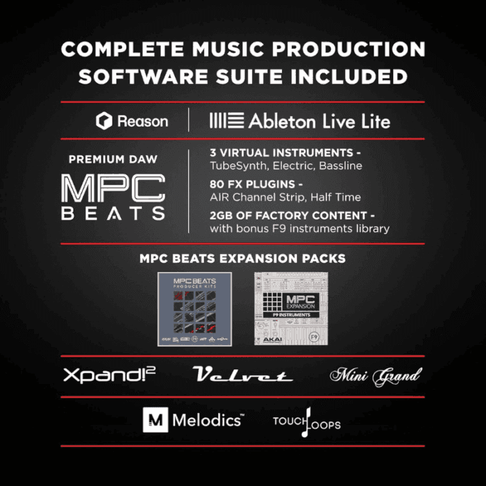 M-Audio Keystation 61MK3 | 61-Key USB MIDI Keyboard Controller with Pitch/Modulation Wheels, Free App Lessons and Software Production Suite - Image 5