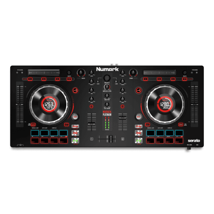 Numark Mixtrack Platinum DJ Controller With Jog Wheel Display - Image 2