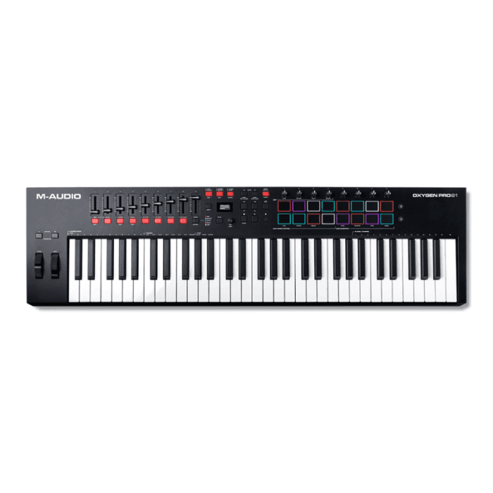 M-Audio Oxygen Pro 61 Powerful, 61-key USB powered MIDI controller with Smart Controls and Auto-mapping - Image 3