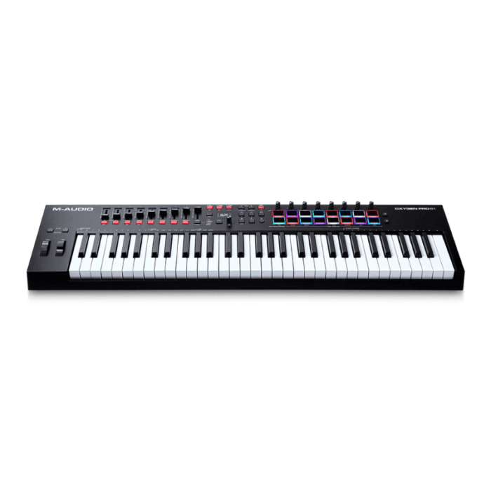 M-Audio Oxygen Pro 61 Powerful, 61-key USB powered MIDI controller with Smart Controls and Auto-mapping - Image 1