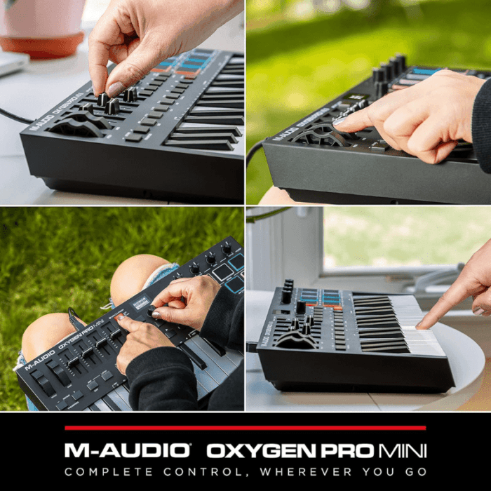 M-Audio Oxygen Pro Mini Powerful, 32-Mini-key USB MIDI Controller with Smart Controls and Auto-mapping - Image 8