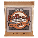 Ernie Ball Earthwood Medium Light Phosphor Bronze Acoustic Guitar Strings - 12-54 Gauge (2146)