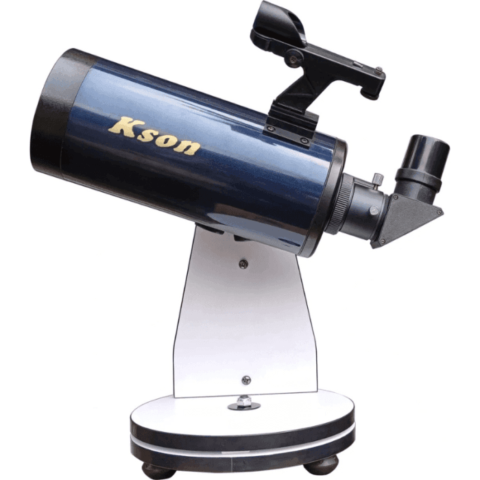 Kson Maksutov Cassegrain Mak (3.5 inch) 90mm-1200 mm with Diagonal eyepieces with Table top Wooden Stand - Image 1