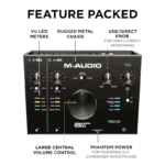 M-Audio AIR 192|8 | 2-In 4-Out USB Audio/MIDI Interface - Image 4