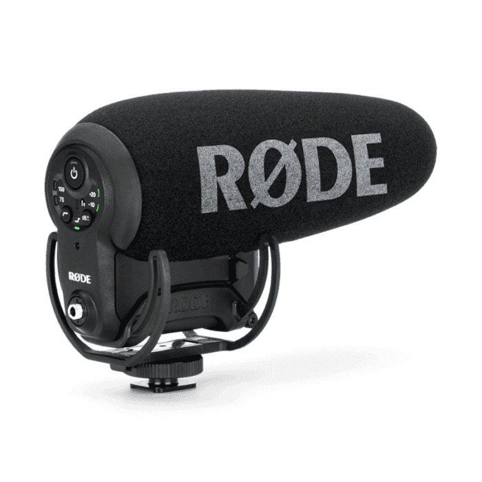 Rode USB Videomic Pro+ Compact Directional On-Camera Shotgun Condenser Microphone - Image 1
