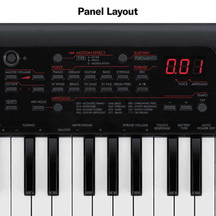 Yamaha PSS-A50 37-Keys Portable Mini Keyboard, Black - Image 5