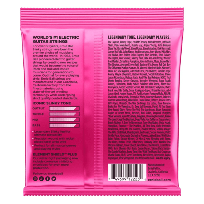 Ernie Ball Nickel Wound Electric Guitar Strings 9-42 (2223) - Image 2