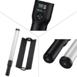 Godox LC500R with Remote RGB Stick Light | 2500K-8500K Color Temperature | 14 Lighting Effects | Light Stick with Barndoor & Carry Bag - Image 4