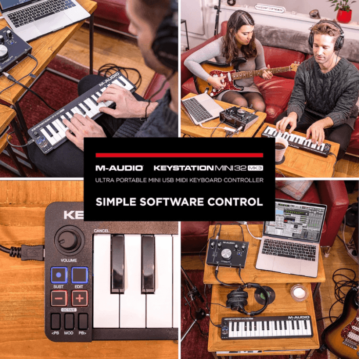 M-Audio Keystation Mini 32 MK3 USB MIDI Keyboard Controller - Image 6