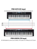 YAMAHA PSR-E373 61 Keys Portable Keyboard (Black) - Image 4