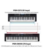 YAMAHA PSR-E373 61 Keys Portable Keyboard (Black) - Image 9