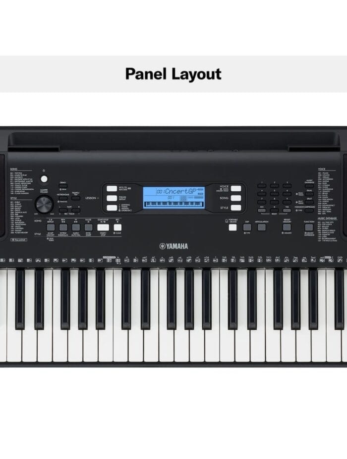 YAMAHA PSR-E373 61 Keys Portable Keyboard (Black) - Image 10