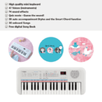 Yamaha Remie PSS-E30 37-Key Portable Mini Keyboard, White - Image 3