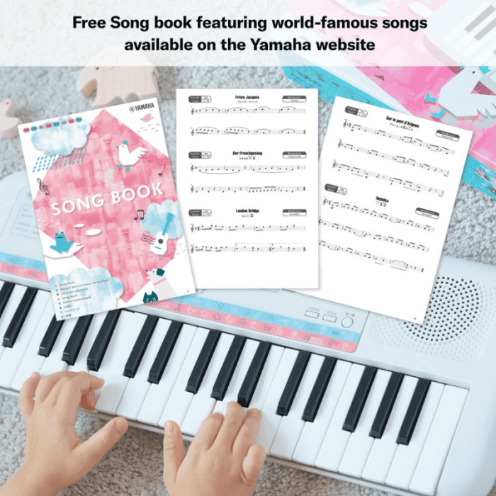 Yamaha Remie PSS-E30 37-Key Portable Mini Keyboard, White - Image 6
